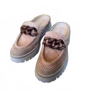 NEW SOFTWAVES women's vidal mule in noisette